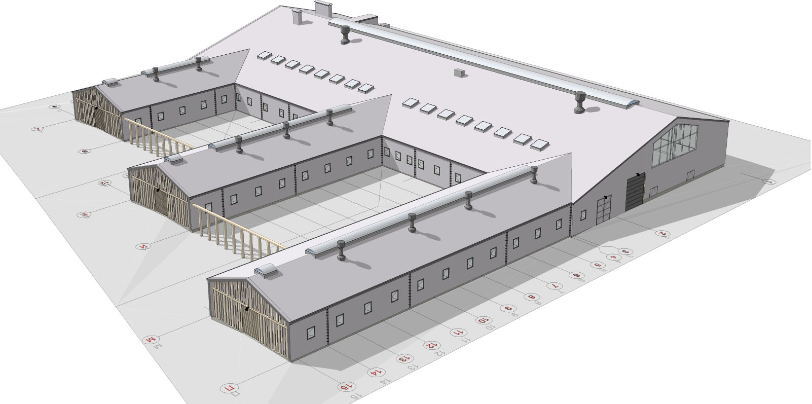 Farm project. Планировка овчарни на 20 голов. Мини ферма ангар коровник. Ферма на 20 голов КРС. Проект планировки коровника МТФ.